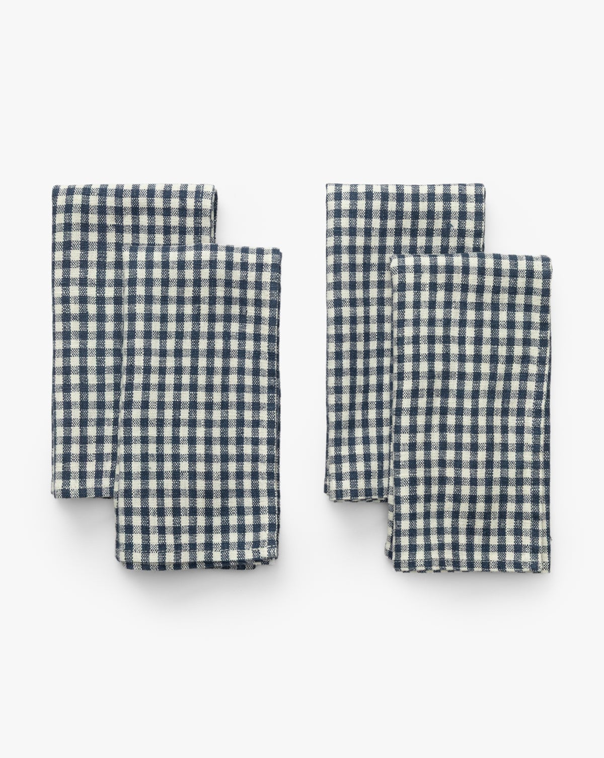 Gingham Check Linen Napkins (Set of 4) McGee & Co.