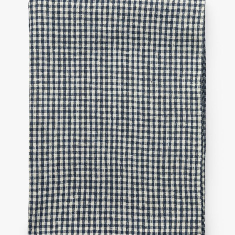 Gingham Check Linen Tablecloth McGee & Co.