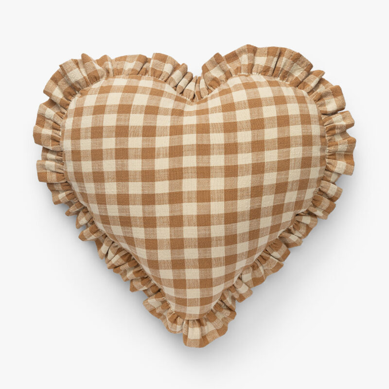 Gingham Heart Pillow McGee & Co.