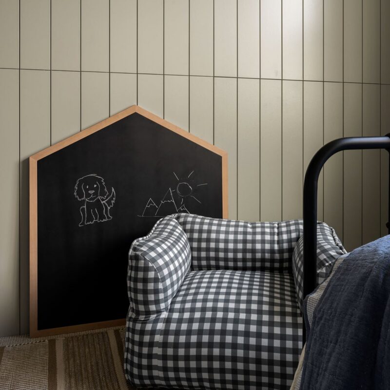 Gingham Kids Chair McGee & Co.