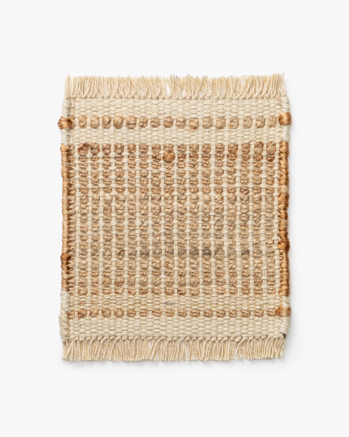 Girona Cream Handwoven Jute Rug Swatch McGee & Co.