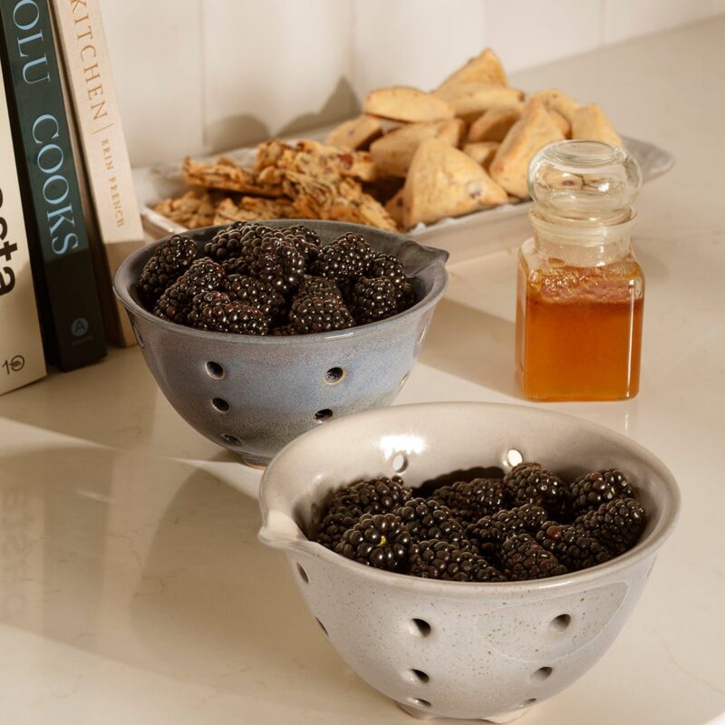 Glazed Stoneware Berry Bowls (Set of 2) McGee & Co.