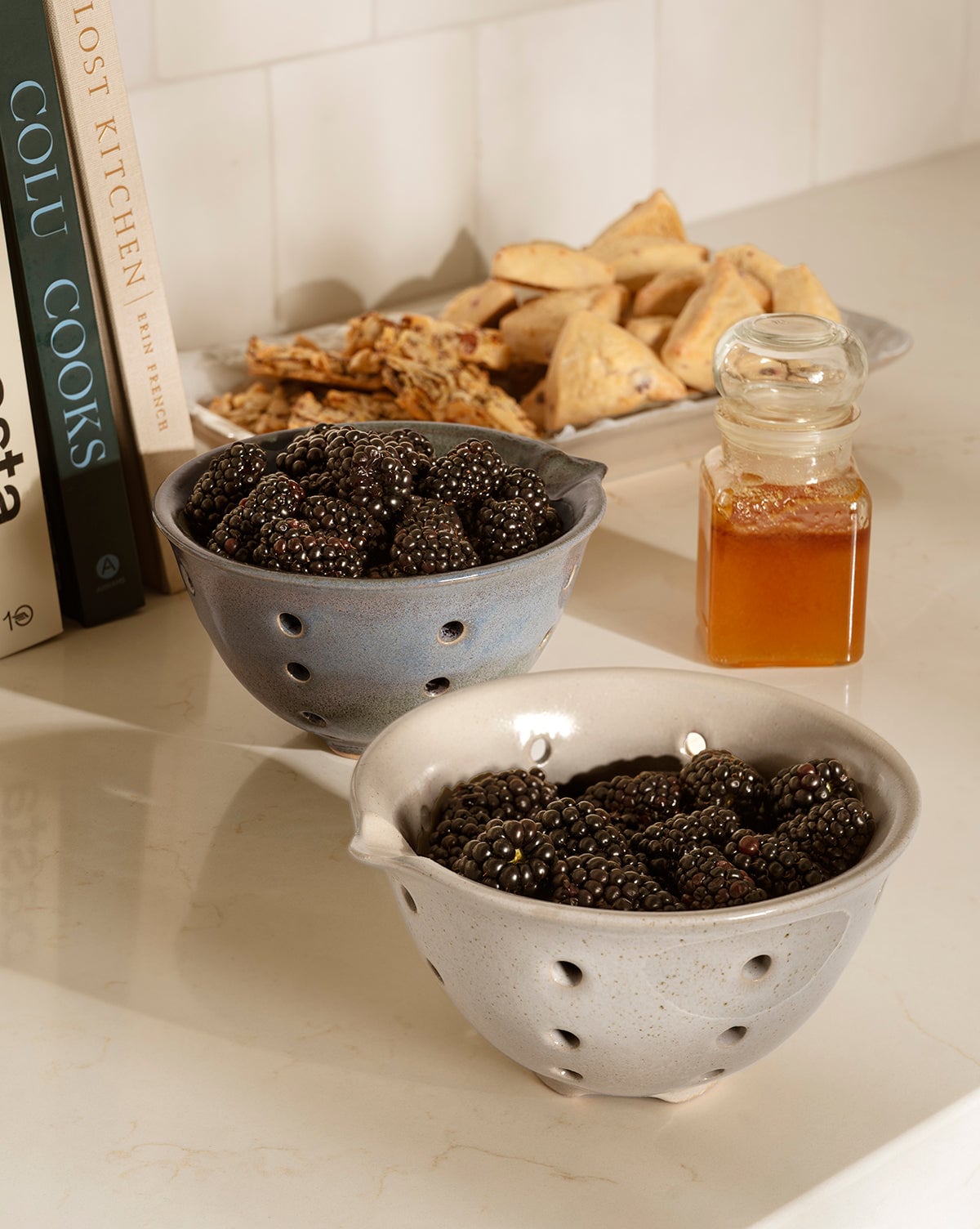 Glazed Stoneware Berry Bowls (Set of 2) McGee & Co.
