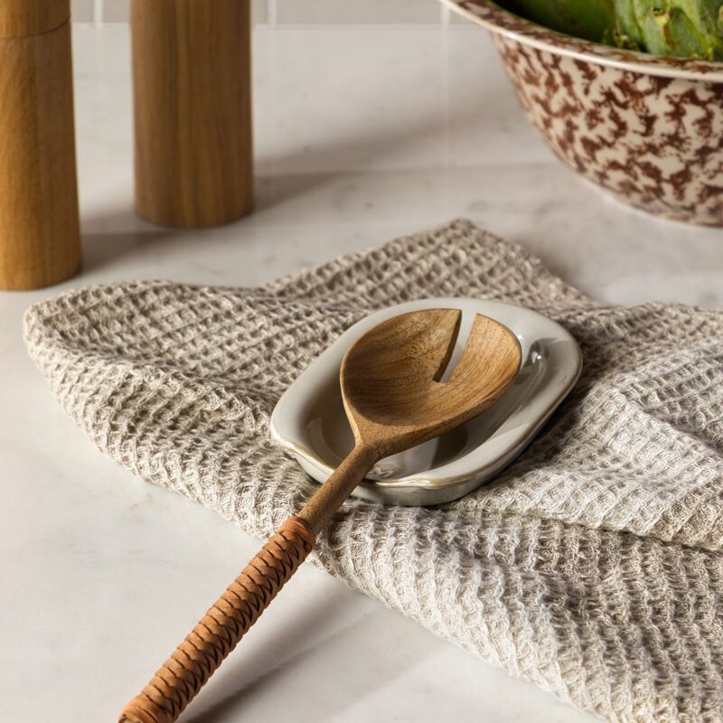 Glazed Stoneware Spoon Rest McGee & Co.