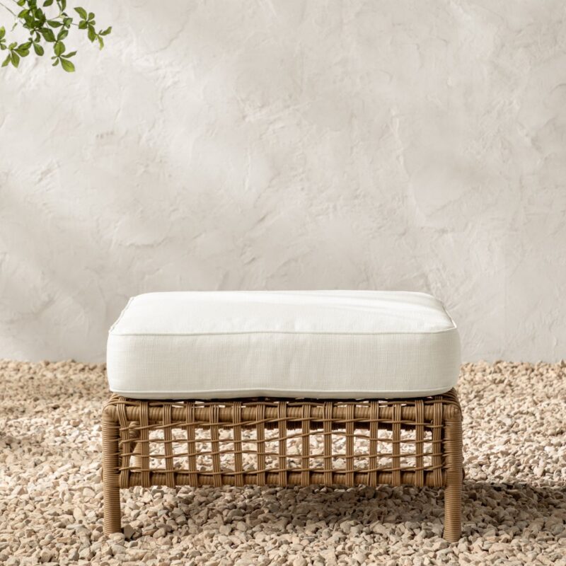 Glenwood Outdoor Ottoman (Ready to Ship) McGee & Co.