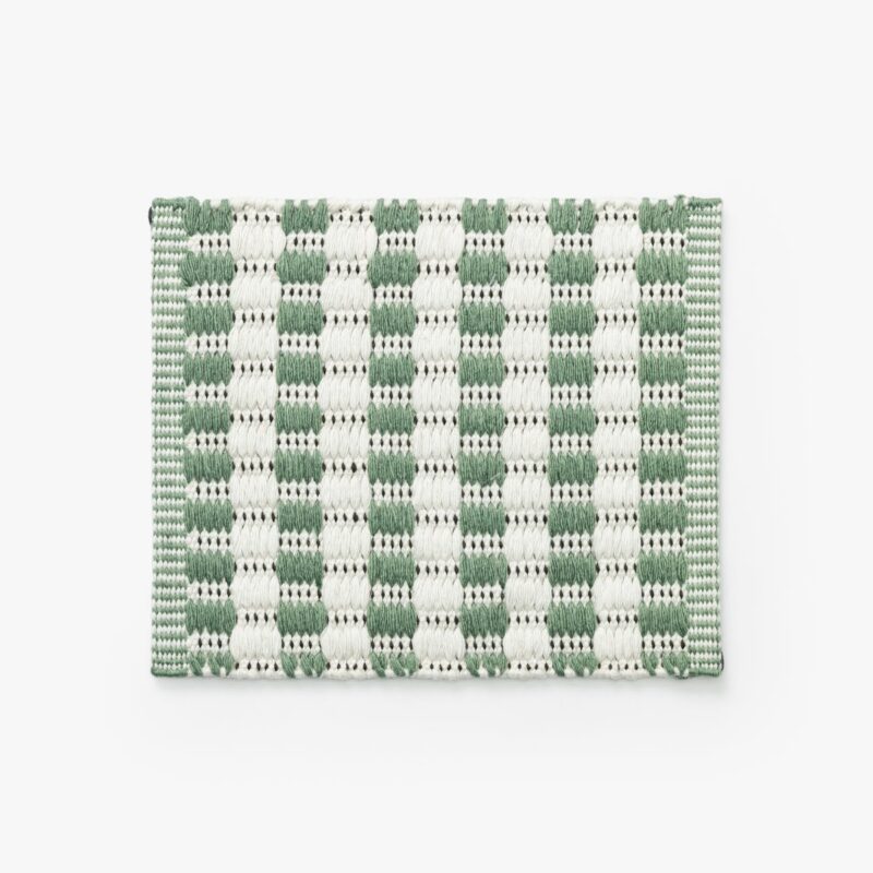 Granada Green Indoor/Outdoor Rug Swatch McGee & Co.