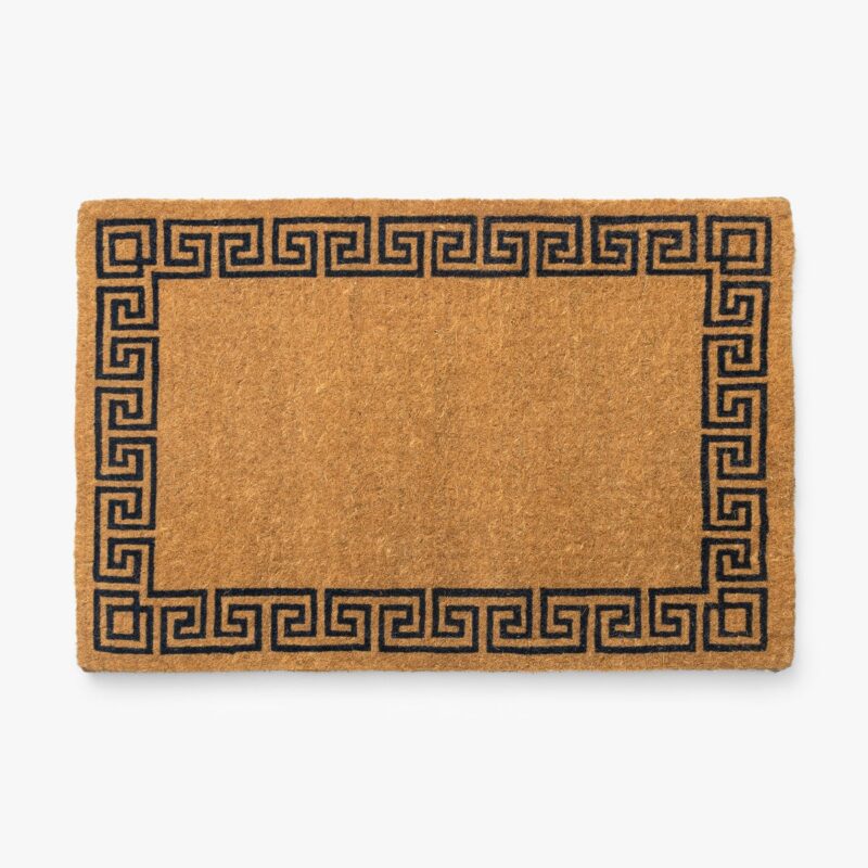 Greek Key Coir Doormat McGee & Co.