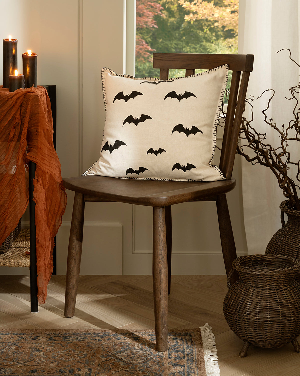 Halloween Bats Pillow Cover McGee & Co.