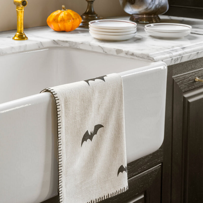 Halloween Bats Tea Towel McGee & Co.