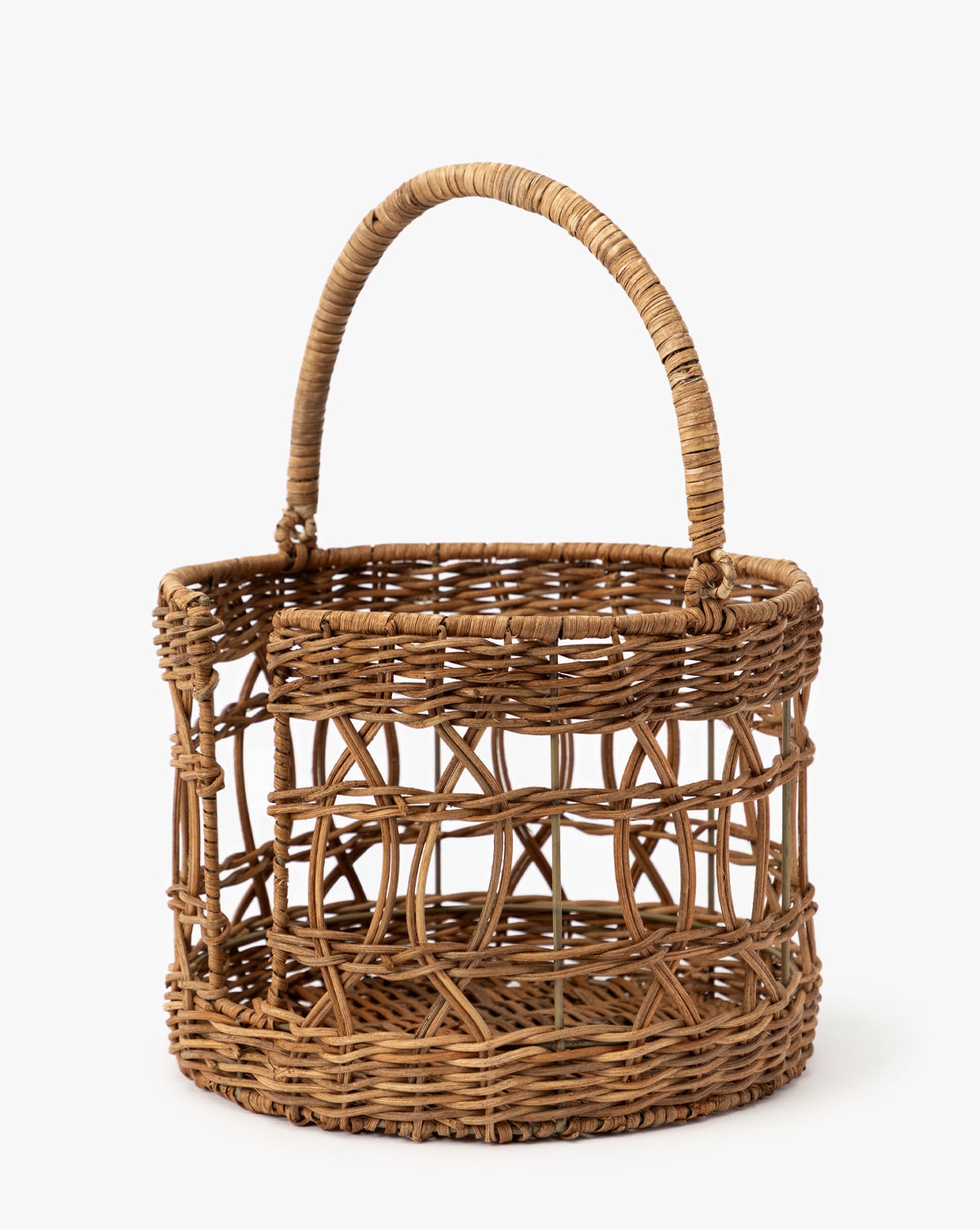 Hand-Woven Wicker Plate Basket McGee & Co.