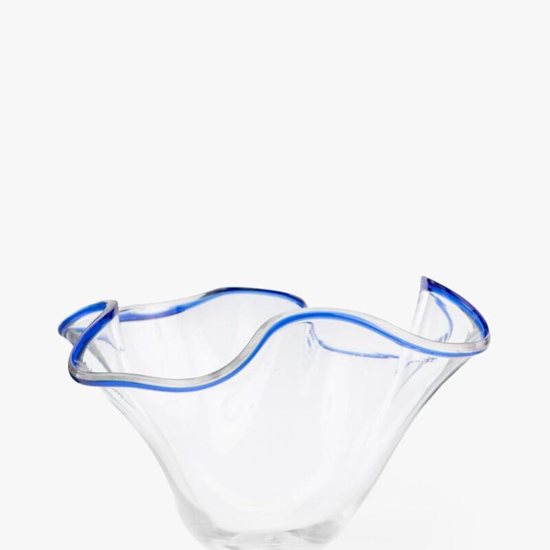 Handmade Glass Ruffled Bowl McGee & Co.