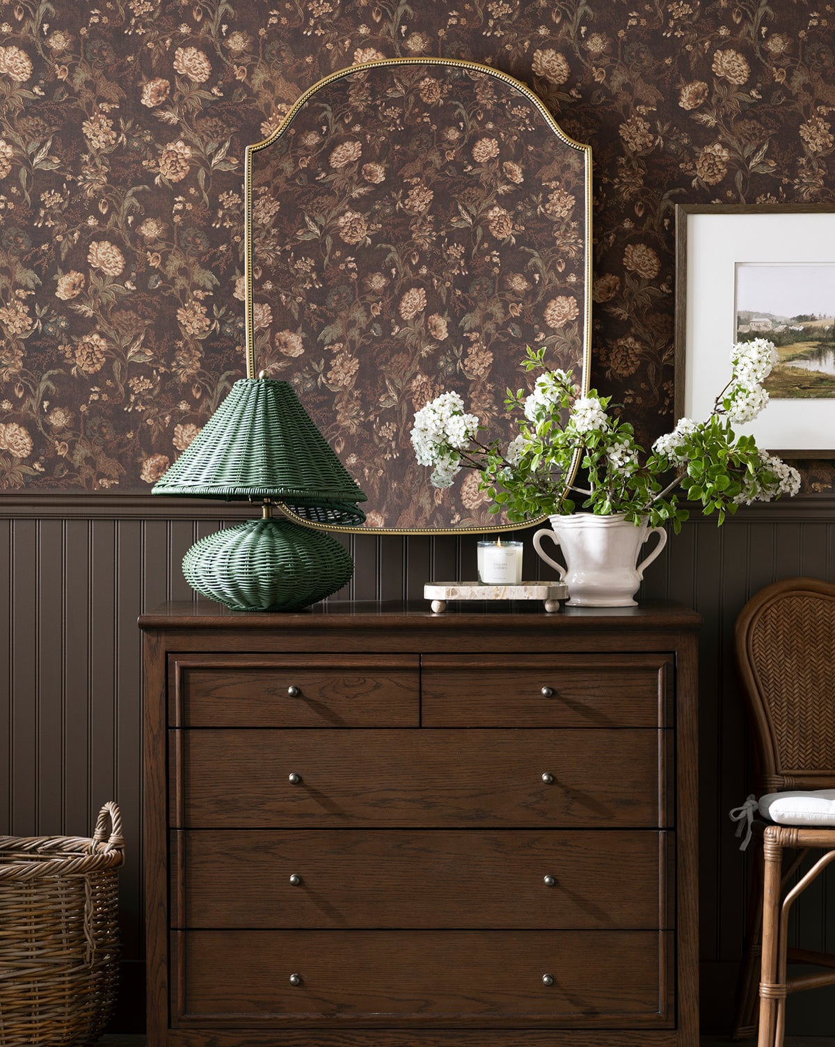 Hestercombe Floral Wallpaper McGee & Co.