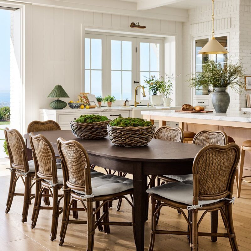 Hughes Oak Extension Dining Table McGee & Co.