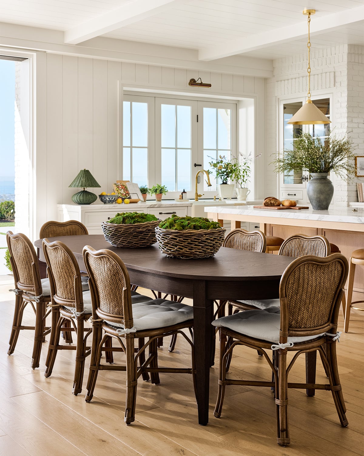 Hughes Oak Extension Dining Table McGee & Co.