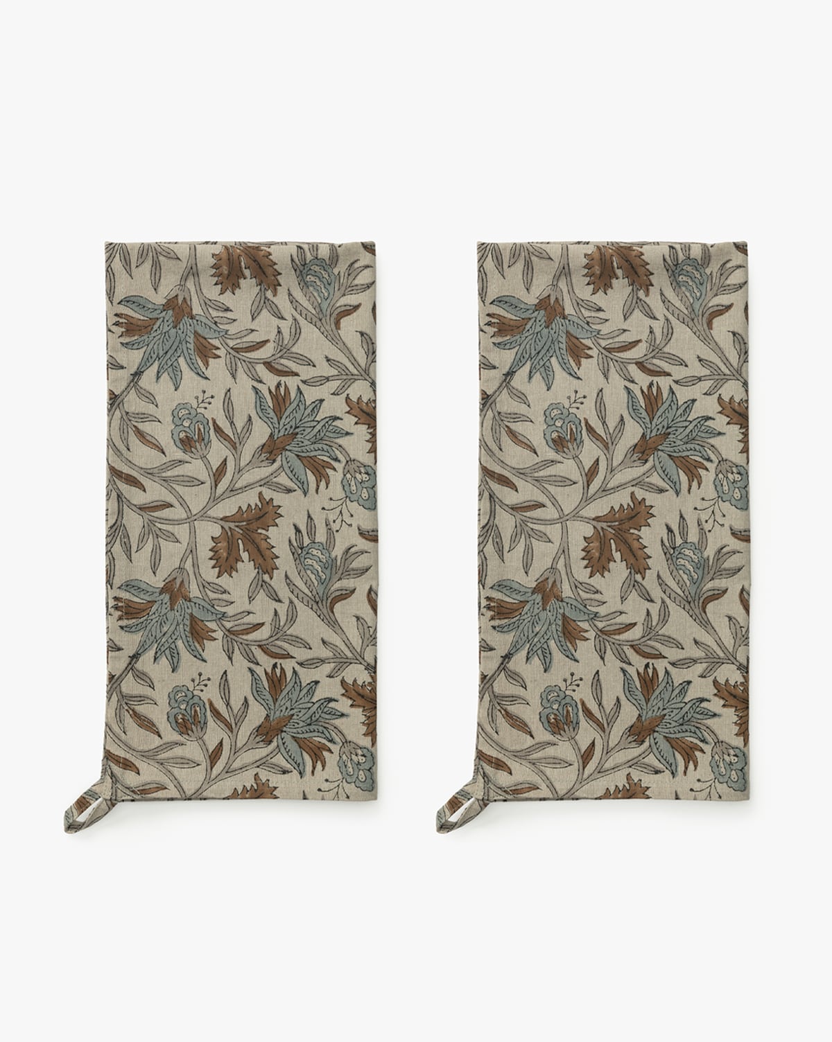 Jennifer Block Print Tea Towels (Set of 2) McGee & Co.