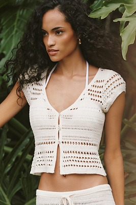 LSPACE Tula Crochet Top Anthropologie