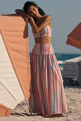 Peixoto Rowan Midi Skirt Anthropologie