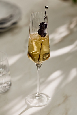 Reflections Flute Glasses, Set of 4 Anthropologie