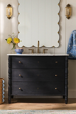 Spindle Single Bathroom Vanity Anthropologie