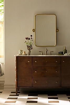Spindle Single-Wide Bathroom Vanity Anthropologie