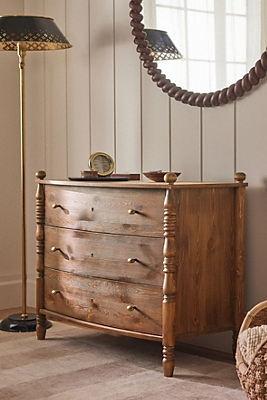 Spindle Three-Drawer Dresser Anthropologie