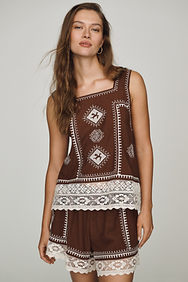 THE GREAT. Sparrow Tank Anthropologie