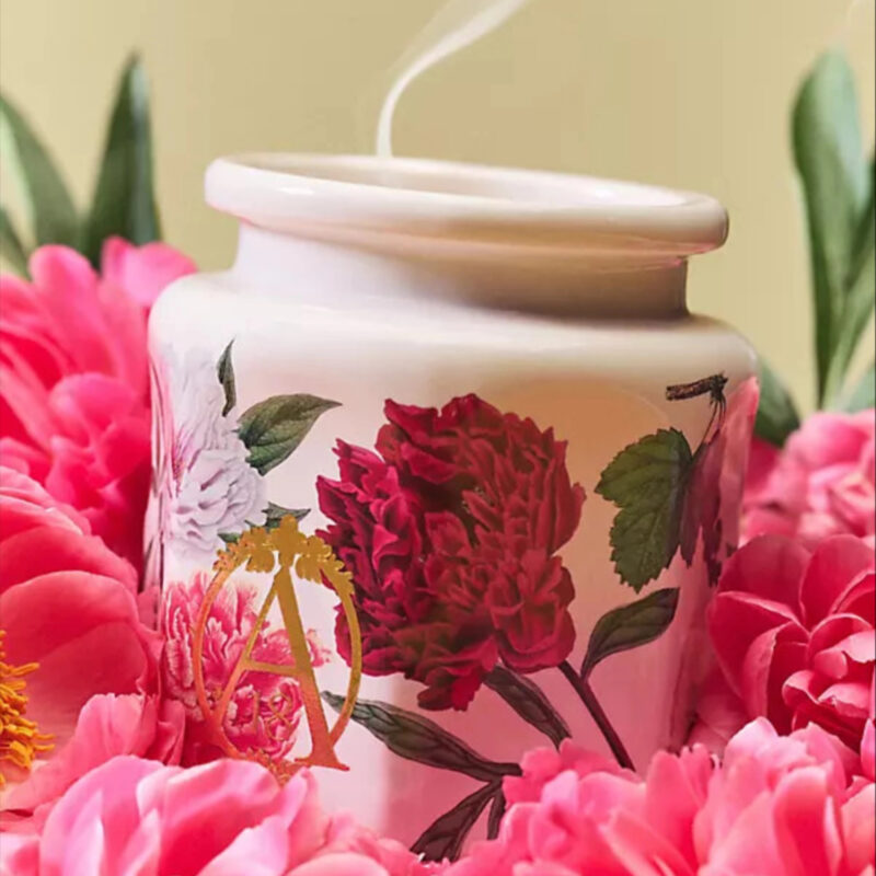 Apothecary 18 Floral Peony Blush Ceramic Candle