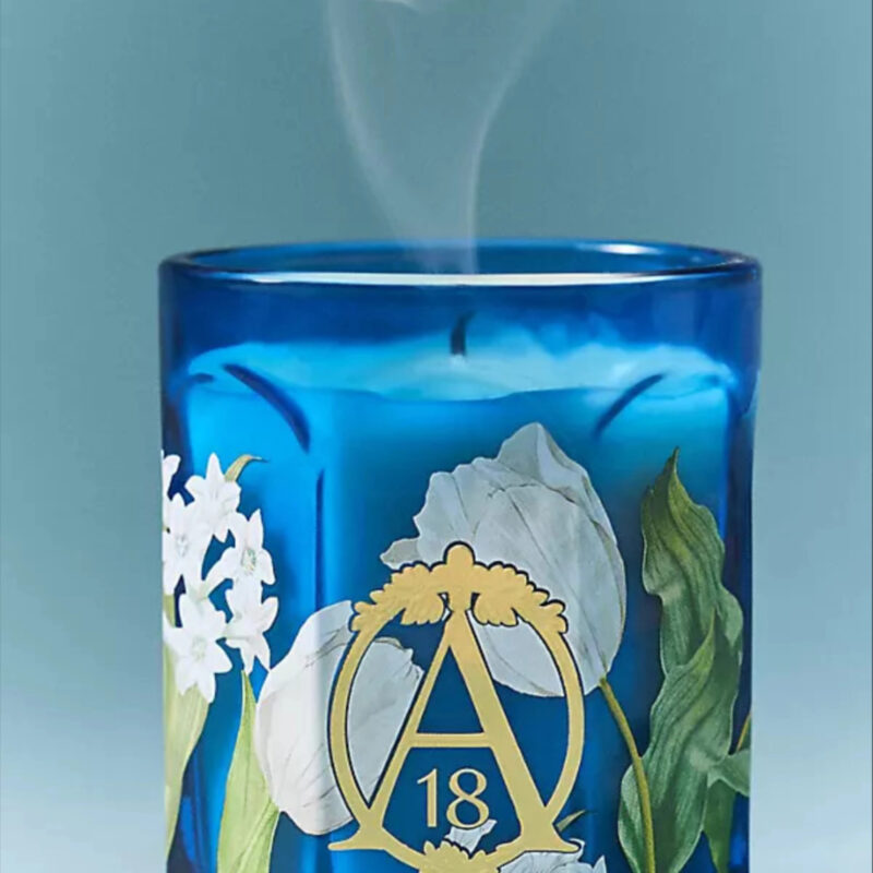 Apothecary 18 Floral Tulip Fields Glass Candle