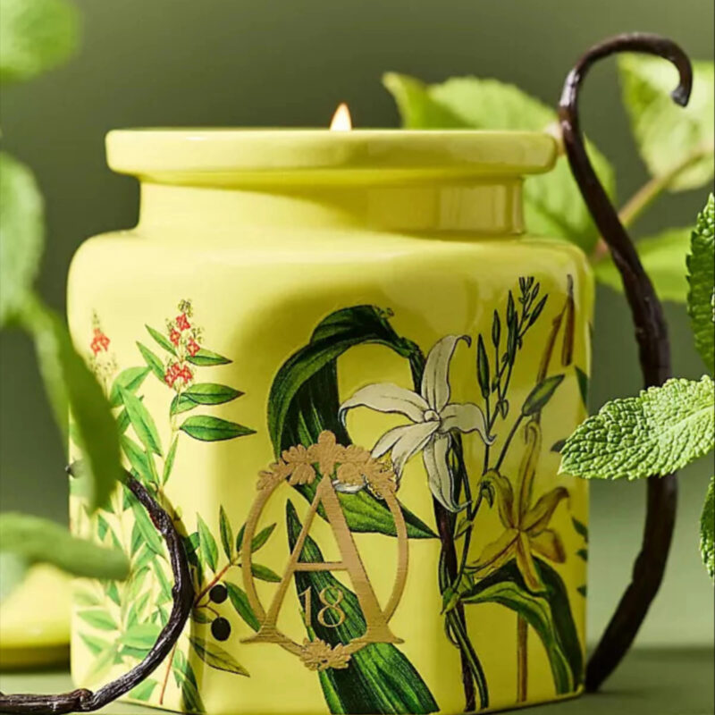 Apothecary 18 Woody Sandalwood & Vanilla Ceramic Candle