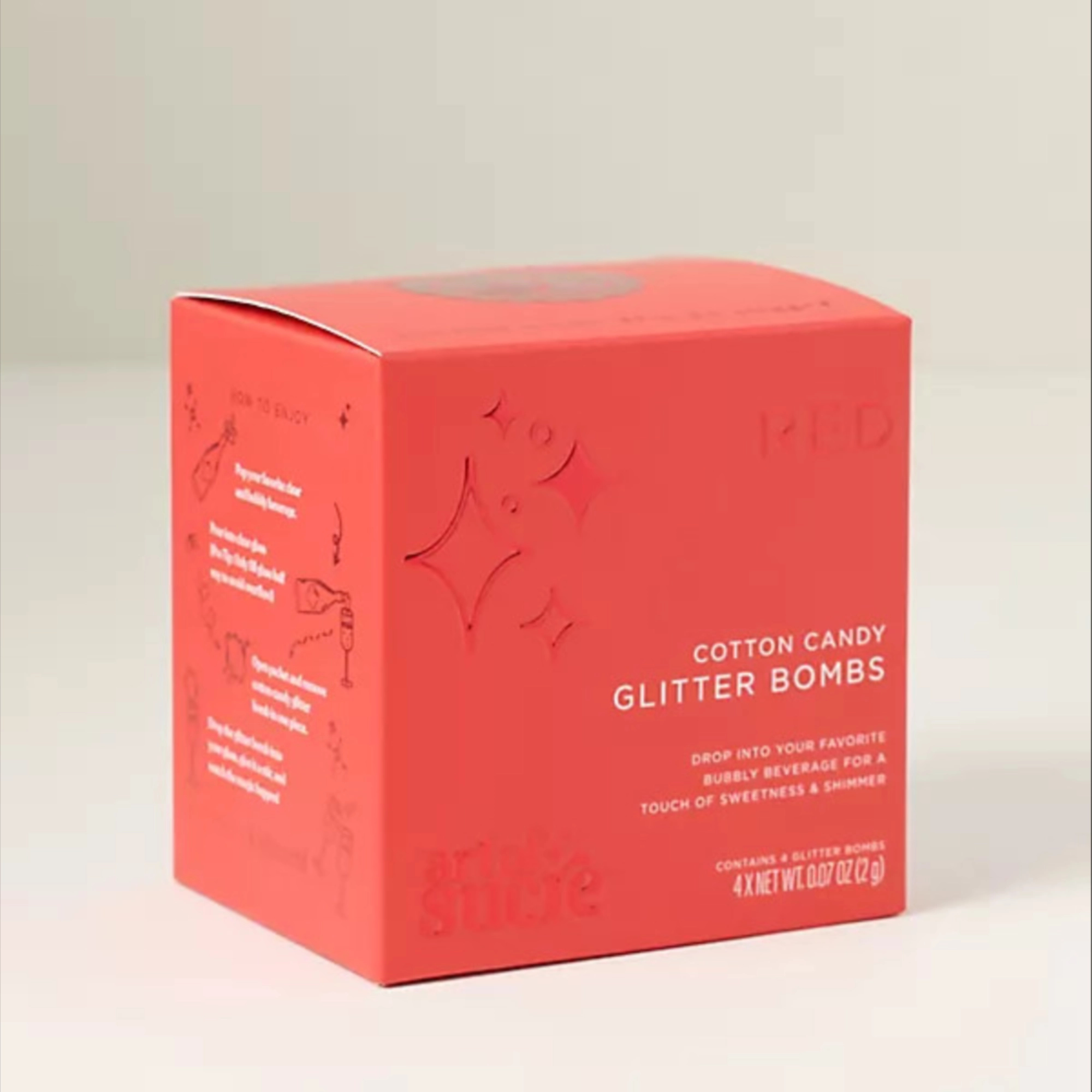 Art of Sucre Color Cotton Candy Drink Glitter Bombs