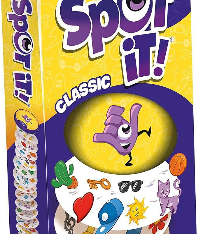 Asmodee Spot It! Classic Card Game (2024 Refresh) - Eco-Blister Edition, 5-in-1 Visual Perception...