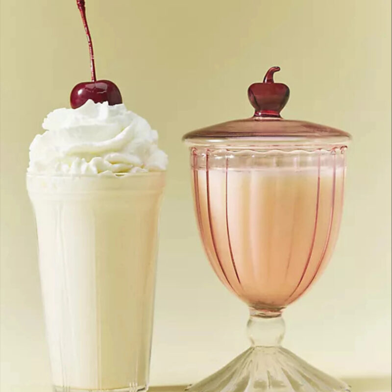 Astrid Gourmand Vanilla Shake Glass Candle