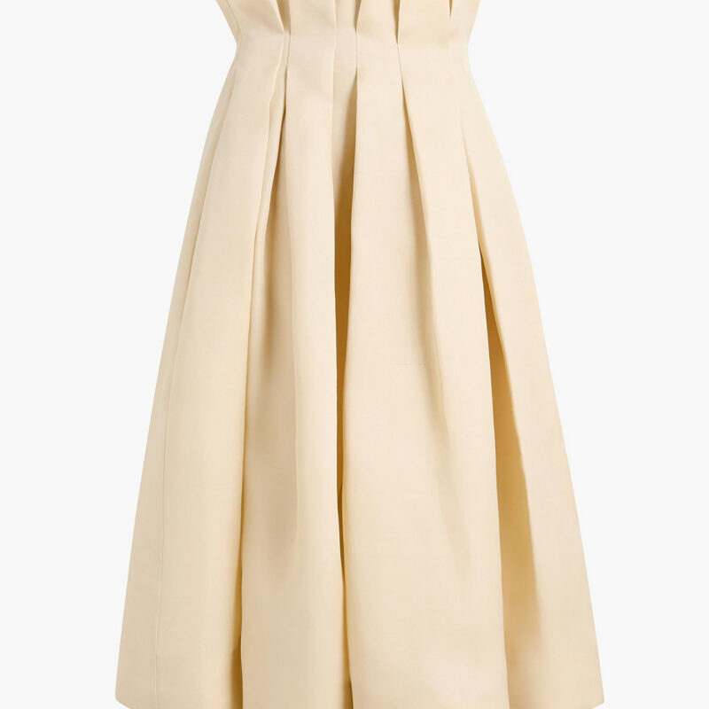 Astrid Skirt in Ivory Glow Khaite