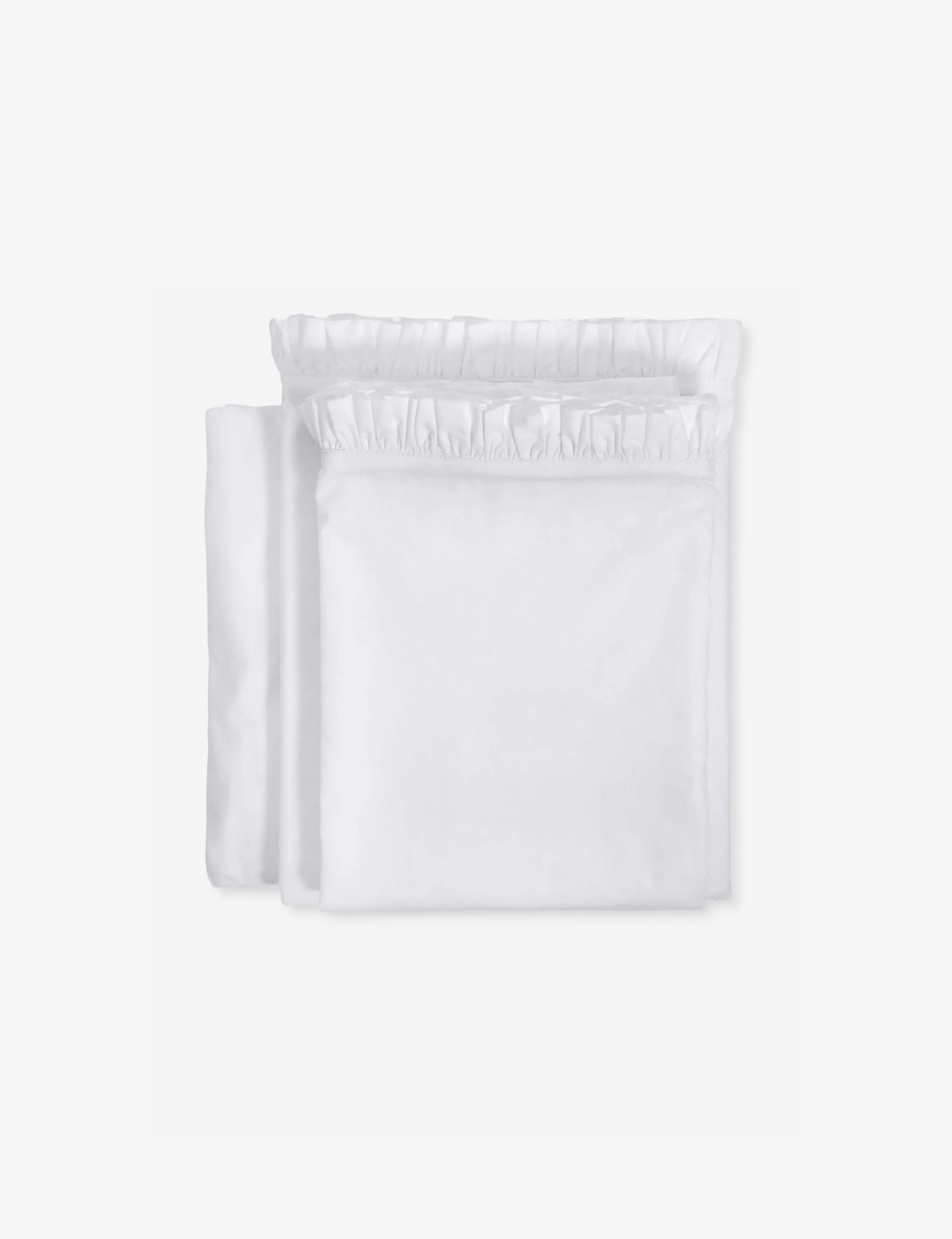 Audrey Ruffle Cotton Percale Sheet Set by Pom Pom at Home