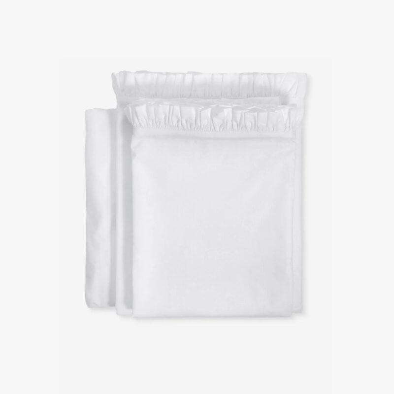Audrey Ruffle Cotton Percale Sheet Set by Pom Pom at Home