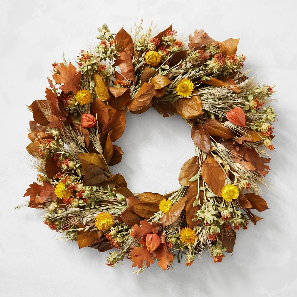 Autumn Splendor Live Wreath