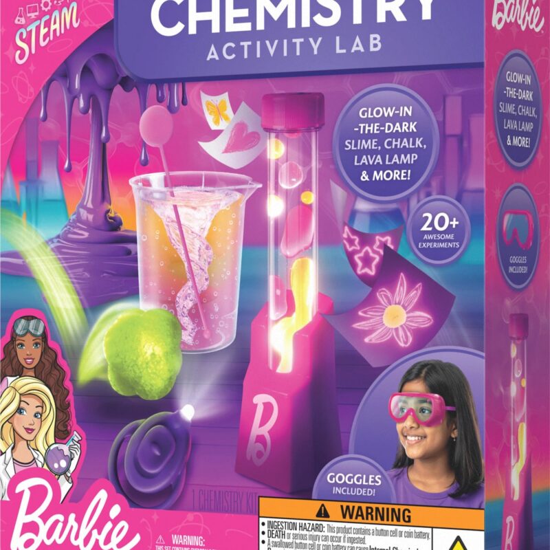 Barbie Chemistry Activity Lab Science Kit for Kids Age 5 and Up by Blue Marble
