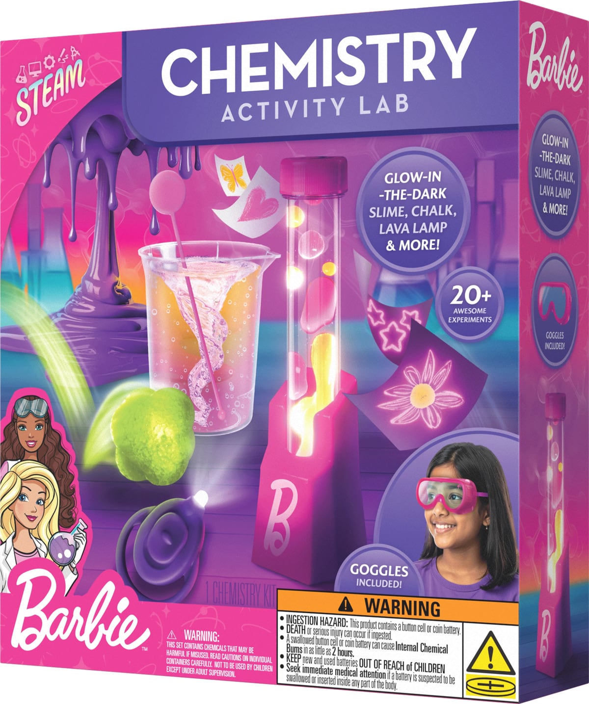 Barbie Chemistry Activity Lab Science Kit for Kids Age 5 and Up by Blue Marble