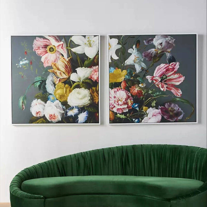 Anthropologie Baroque Bouquet Wall Art