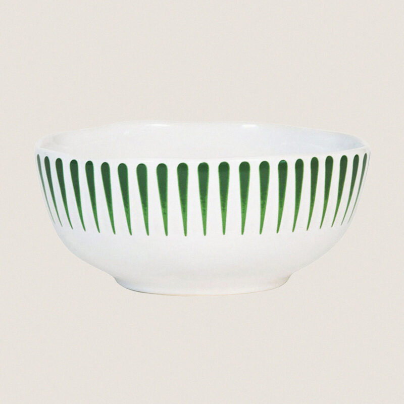 Basil Sitio Stripe Cereal/Ice Cream Bowl