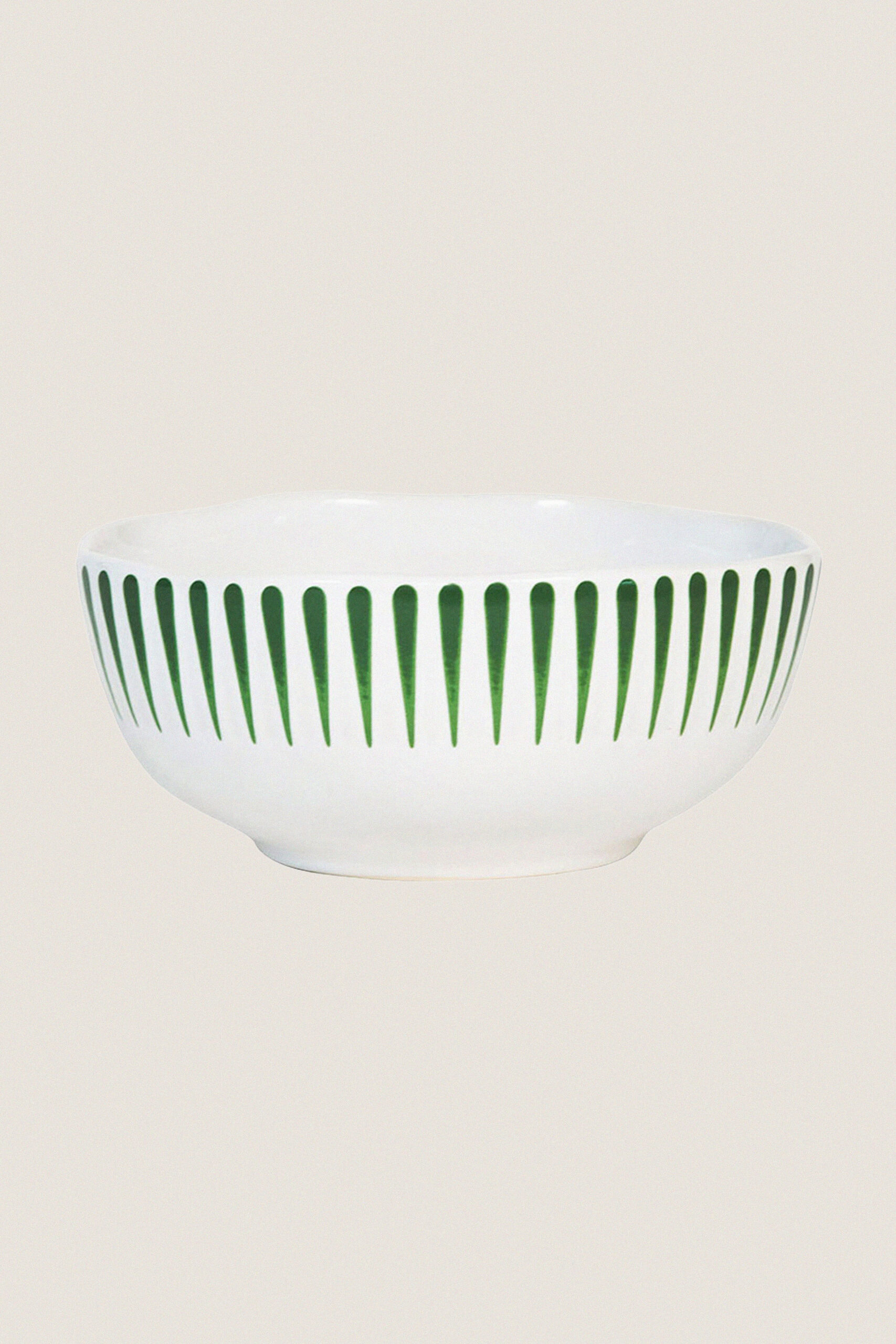 Basil Sitio Stripe Cereal/Ice Cream Bowl