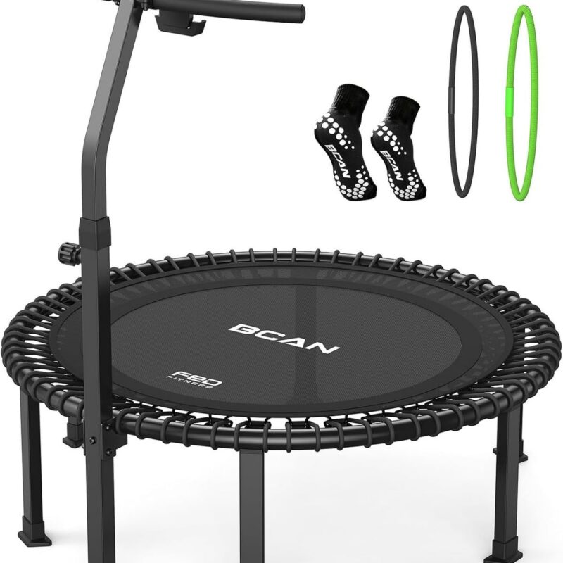 BCAN BT4 Soft Land Pro Adult Bungee Rebounder Trampoline Handle|FED Fitness