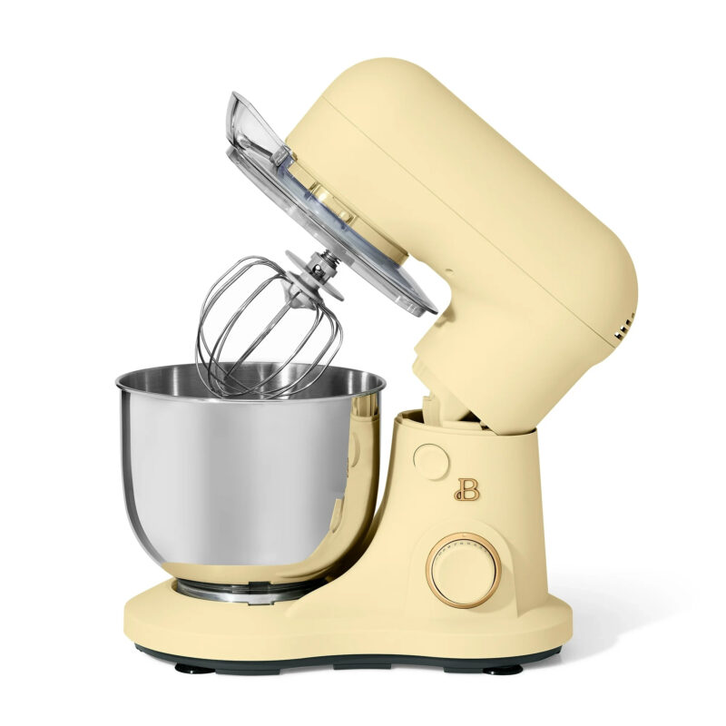 Beautiful 3.5 Qt Stand Mixer with Flat Beater, Dough Hook, Balloon Whisk, Buttercream by Drew Bar...