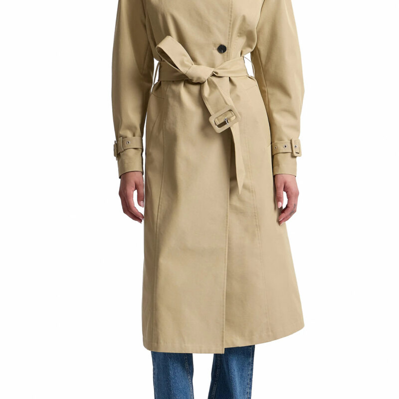Belted Cotton Blend Trench Coat (Women) | Nordstrom