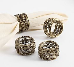 Bird Nest Napkin Rings - Set of 4