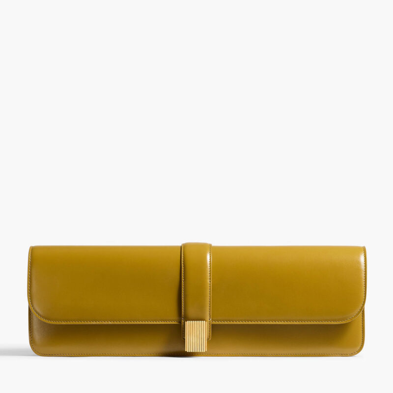 Blake Long Clutch in Golden Olive Khaite