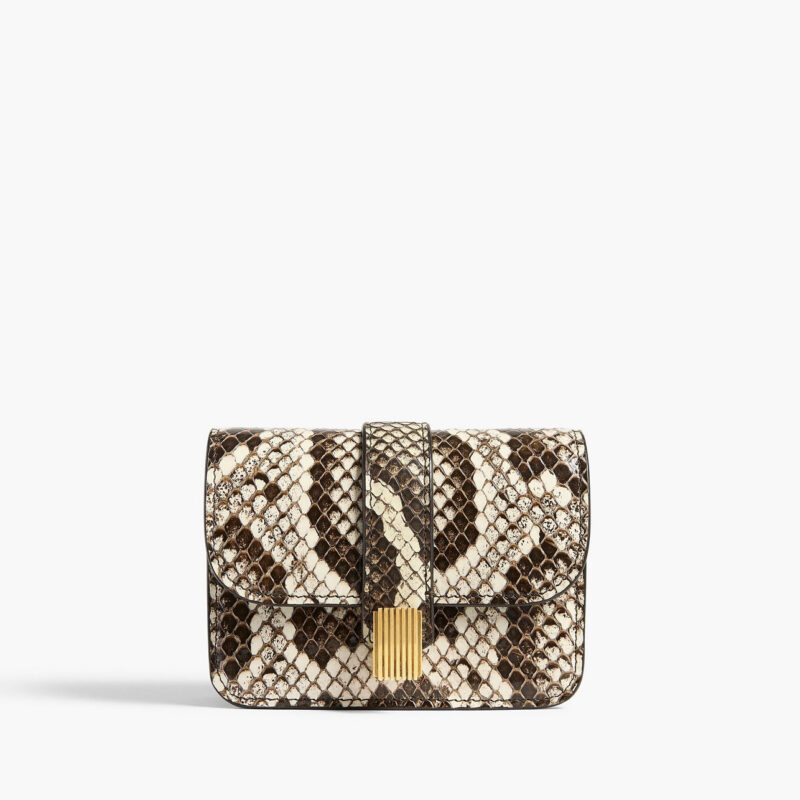 Blake Nano Bag in Natural Python Khaite