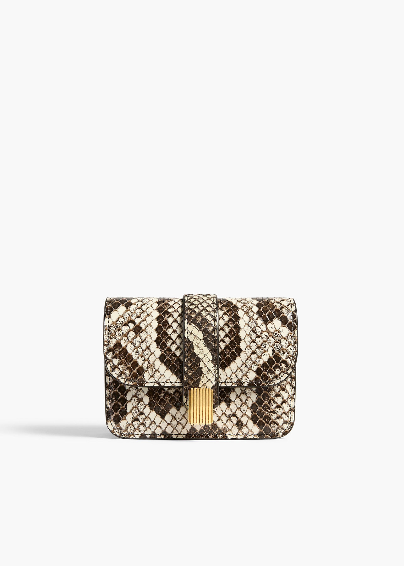 Blake Nano Bag in Natural Python Khaite