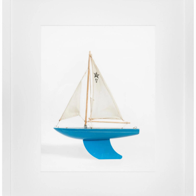 Serena & Lily Blue Boat by Leslee Mitchell