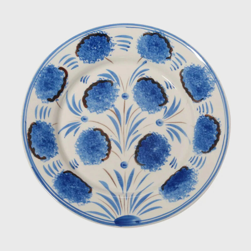 Blue Flower Dinner Plate